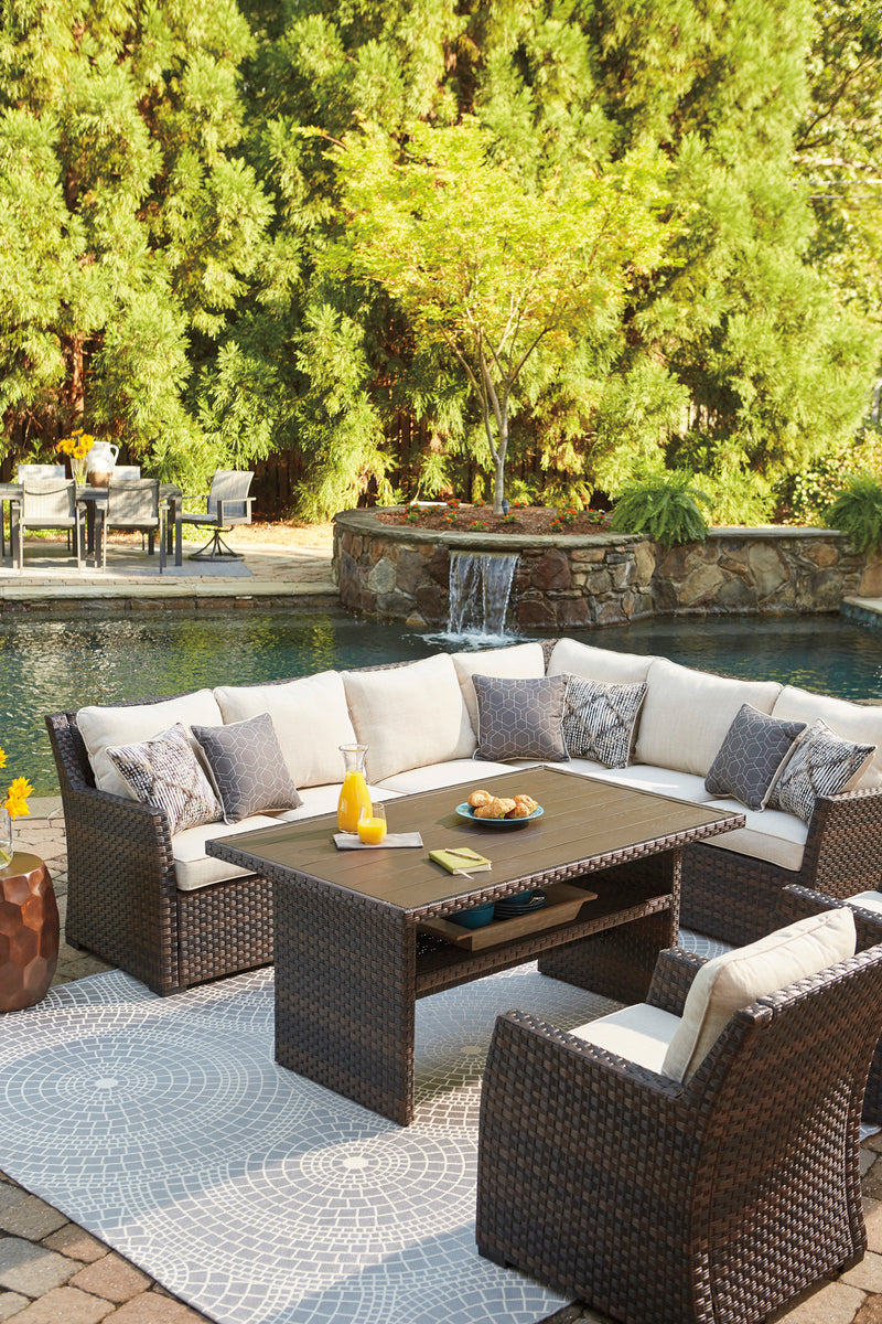 Easy Isle Nuvella Outdoor 3 Piece Sectional Set (6621784375392)