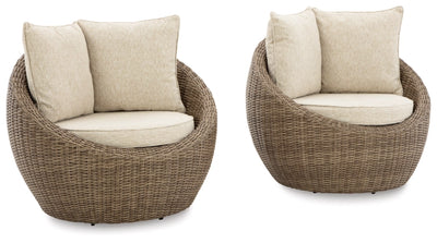 DANSON Swivel Lounge with Cushion (Set of 2) (6622994202720)