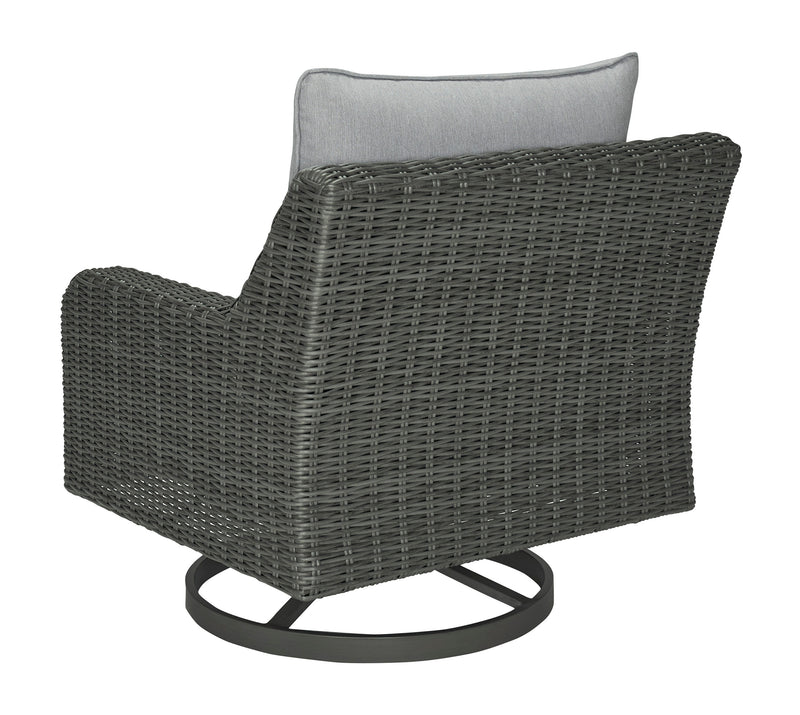 Elite Park Outdoor Swivel Lounge with Cushion (6622993645664)