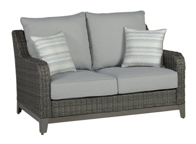 Elite Park Outdoor Loveseat with Cushion (6622993678432)