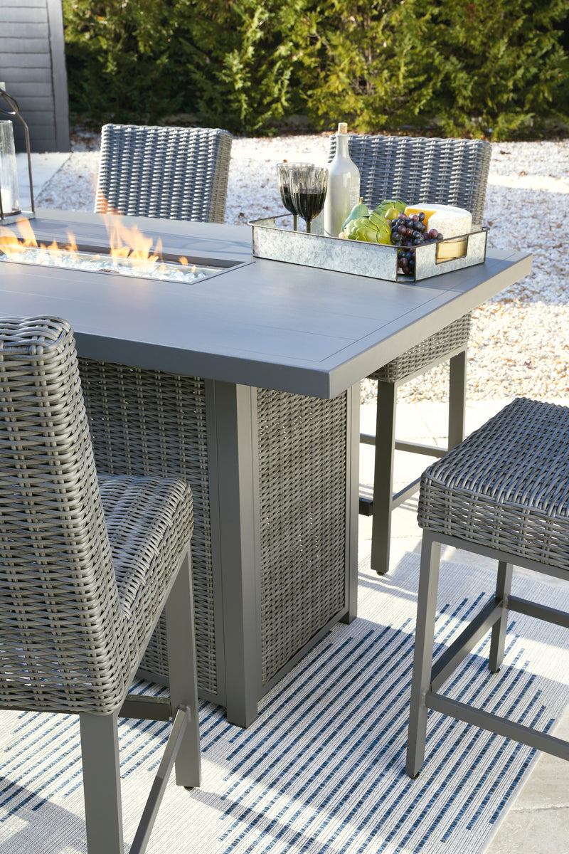 Palazzo Outdoor Bar Table with Fire Pit (6622993350752)