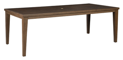 RECT DINING TABLE W/UMB OPT (4569789530208)