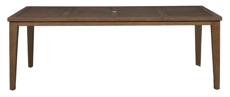 RECT DINING TABLE W/UMB OPT (4569789530208)