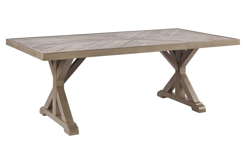 Beachcroft Dining Table with Umbrella Option - Al Rugaib Furniture (2207180062816)