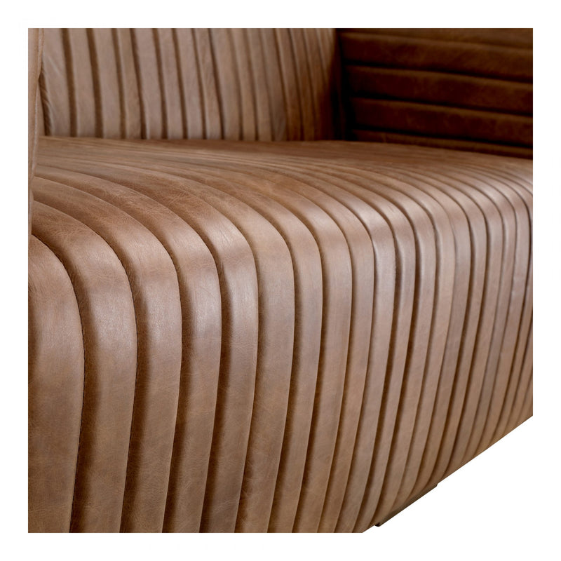 CASTLE SOFA OPEN ROAD BROWN LEATHER (6577789075552)