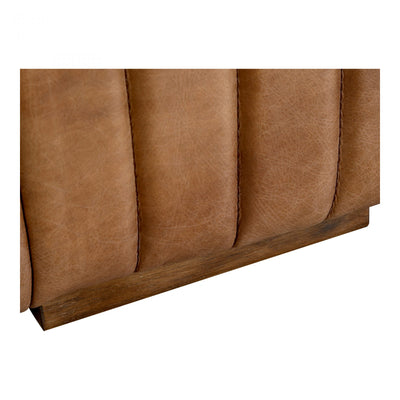 CASTLE SOFA OPEN ROAD BROWN LEATHER (6577789075552)
