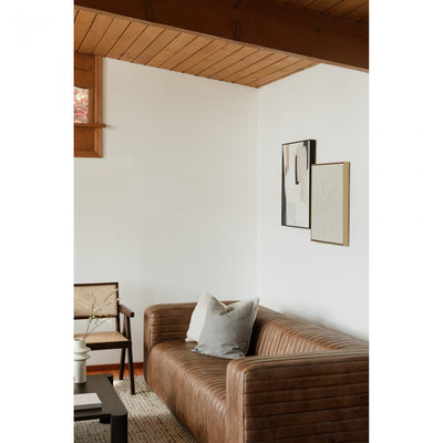 CASTLE SOFA OPEN ROAD BROWN LEATHER (6577789075552)