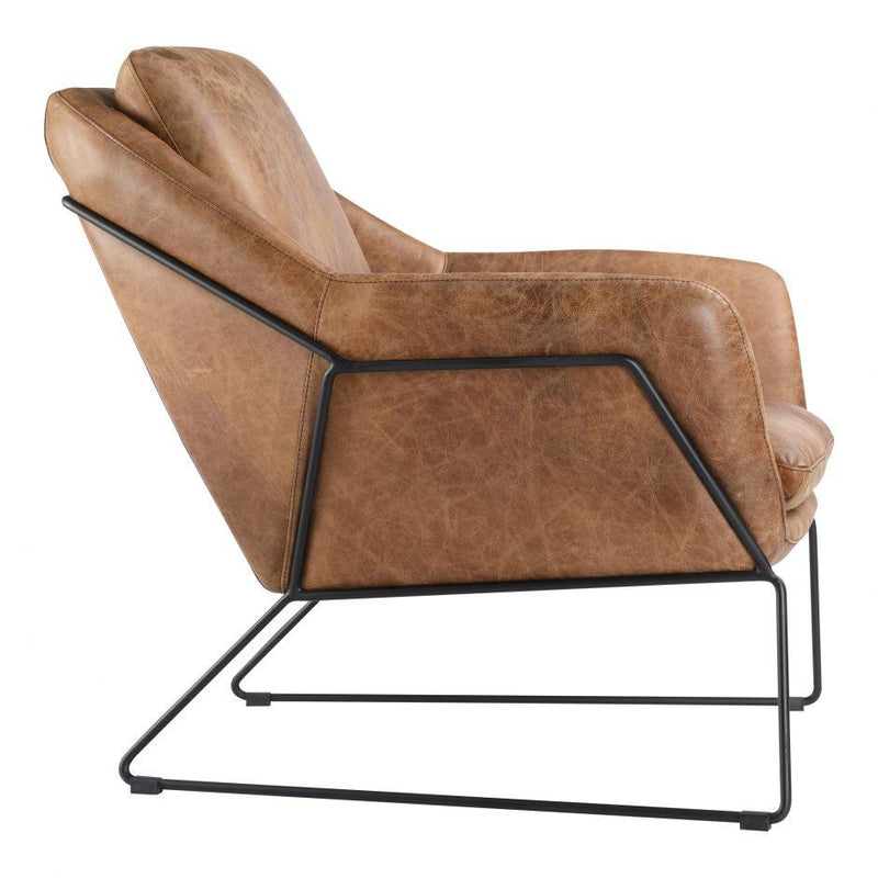 Gree Club Chair Cappuccino - Al Rugaib Furniture (4583183843424)