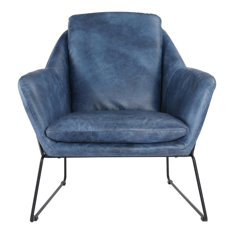 Greer Club Chair Blue - Al Rugaib Furniture (4583223230560)