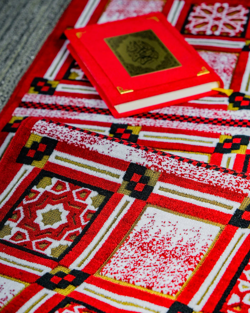 Mutmayiza Red  Prayer Mat (6569038512224)