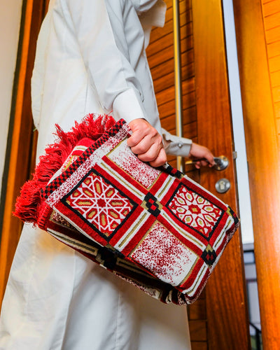 Mutmayiza Red  Prayer Mat (6569038512224)