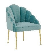 Daisy Petite Sea Blue Velvet  Living room package (6622738350176)