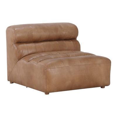 Ramsay Leather Slipper Chair Tan (4732371992672)