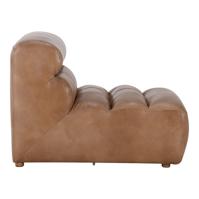 Ramsay Leather Slipper Chair Tan (4732371992672)