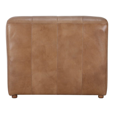 Ramsay Leather Slipper Chair Tan (4732371992672)