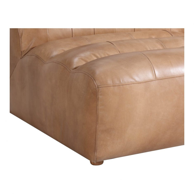 Ramsay Leather Slipper Chair Tan (4732371992672)