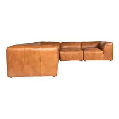 Luxe Classic L Modular Sectional Tan - Al Rugaib Furniture (4694972989536)