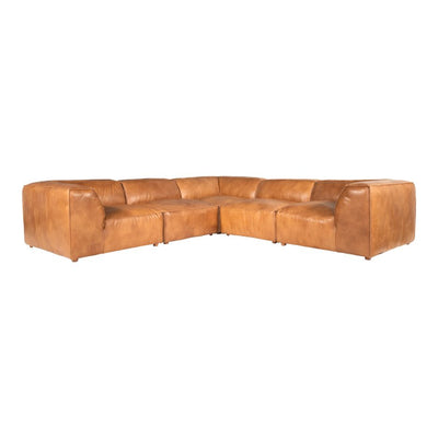 Luxe Classic L Modular Sectional Tan - Al Rugaib Furniture (4694972989536)