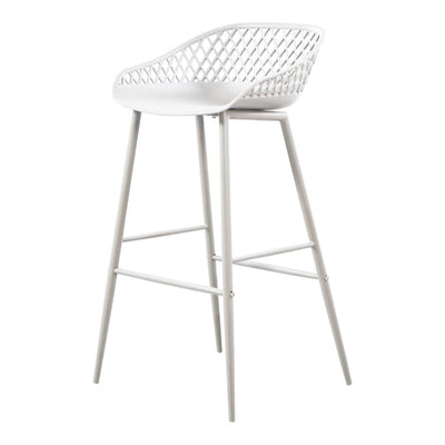 Piazza Outdoor Barstool White-M2 (4732384247904)