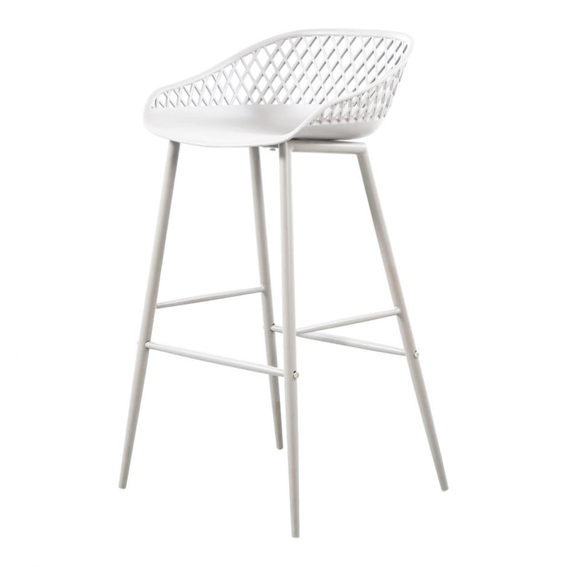 Piazza Outdoor Barstool White-M2 (4732384247904)