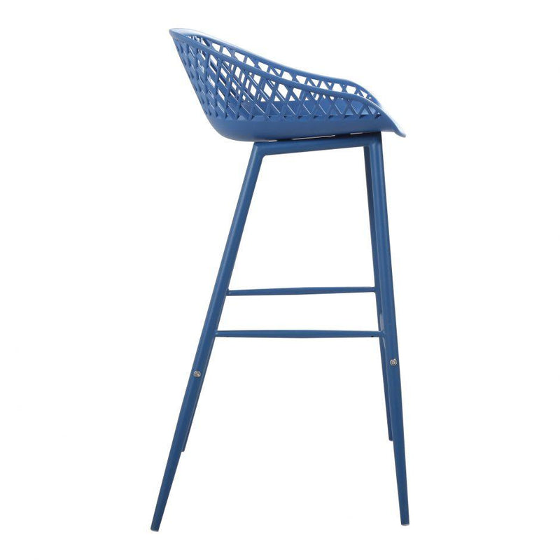 Piazza Outdoor Barstool Blue-M2 - Al Rugaib Furniture (4583305707616)