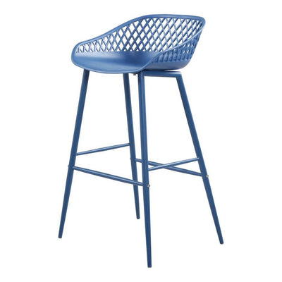 Piazza Outdoor Barstool Blue-M2 - Al Rugaib Furniture (4583305707616)