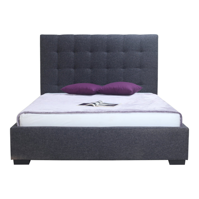 Belle Storage Bed King Charcoal Fabric - Al Rugaib Furniture (4583191609440)