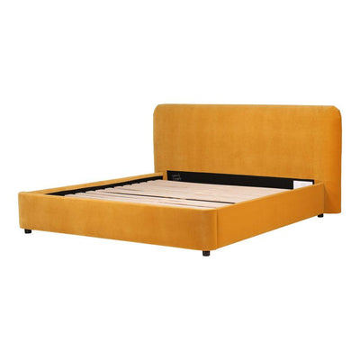 Samara King Bed Mustard - Al Rugaib Furniture (4583253770336)