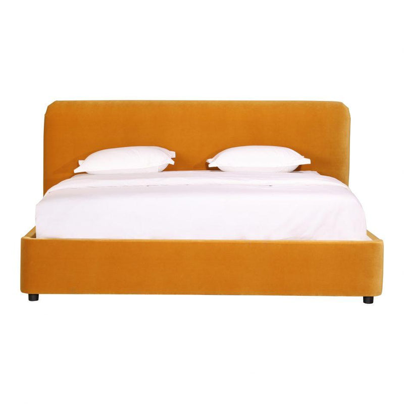 Samara King Bed Mustard - Al Rugaib Furniture (4583253770336)