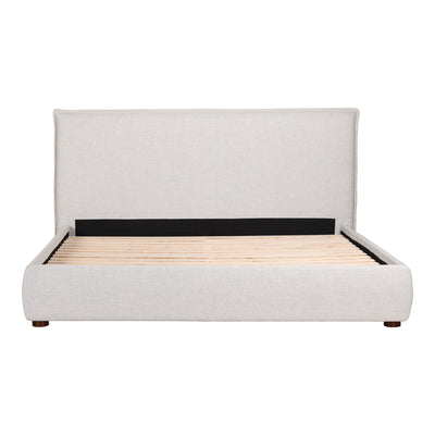 Luzon Queen Bed Light Grey - Al Rugaib Furniture (4583211892832)