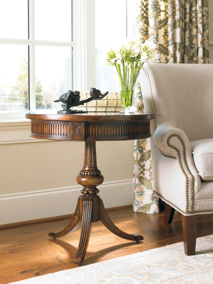 Round Pedestal Accent Table (4688698114144)