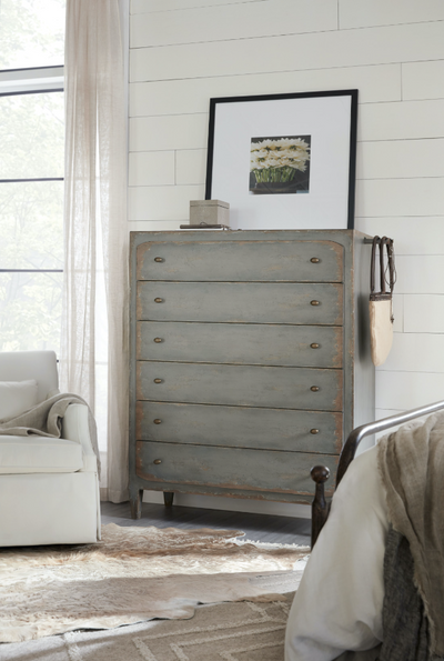 Six-Drawer Chest- Speckled Gray (4688710729824)