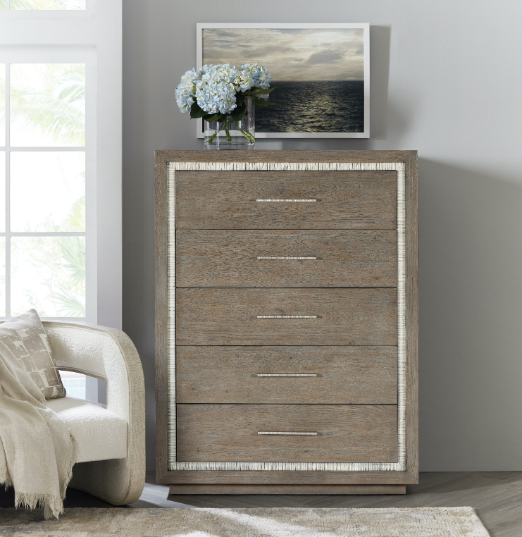 Serenity Five Drawer Chest (6644676624480)