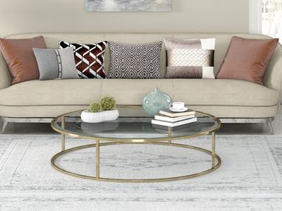 Glass ROUND COFFEE TABLE