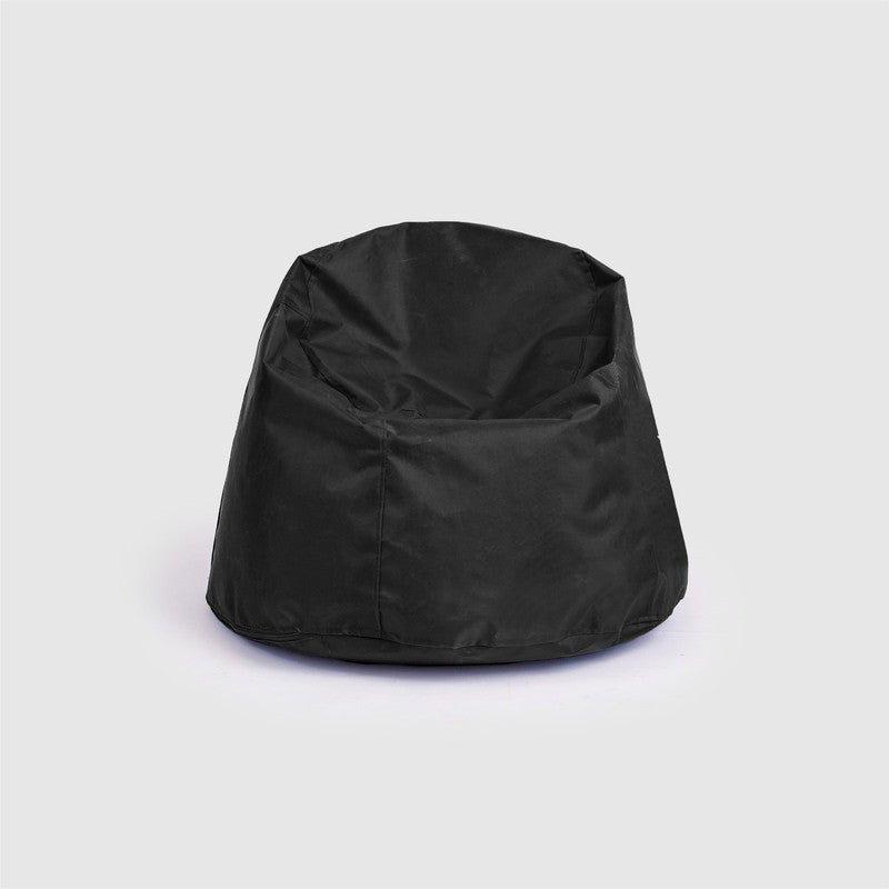 Small Puff Puff Black Waterproof Bean Bag (6598339985504)