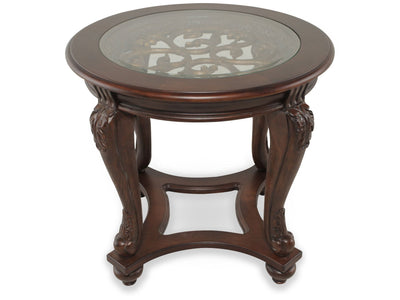 Norcastle Round End Table - Al Rugaib Furniture (9437315666)