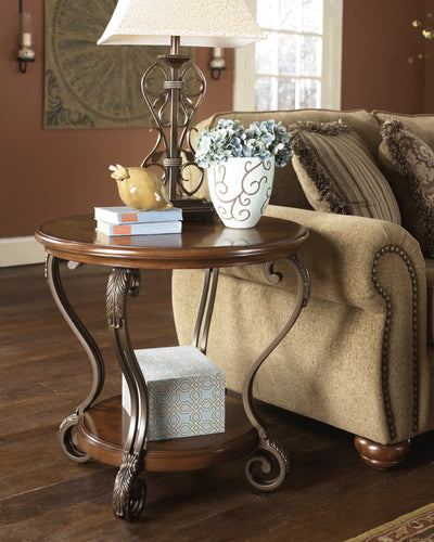 ROUND END TABLE (6621677158496)