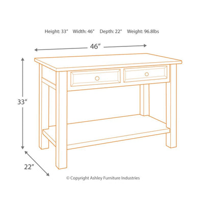 Tyler Creek Sofa Table - Al Rugaib Furniture (2256783736928)