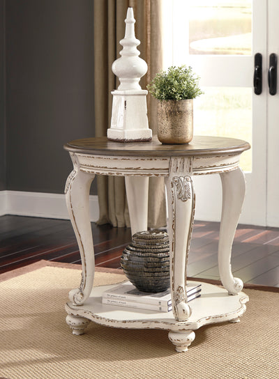 ROUND END TABLE (6621688430688)