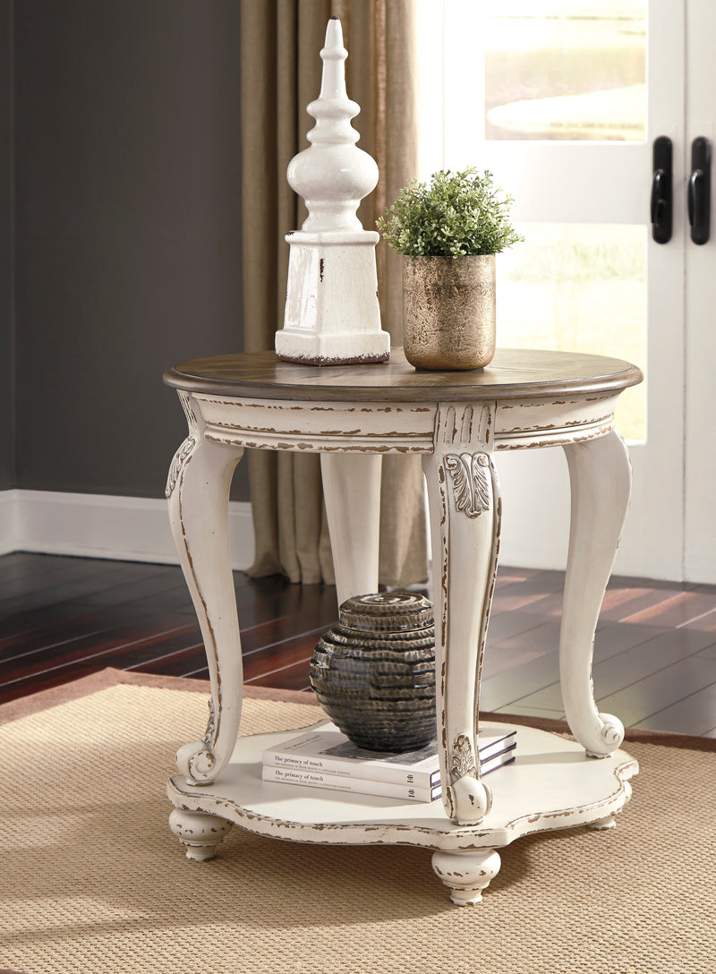 ROUND END TABLE (6621688430688)