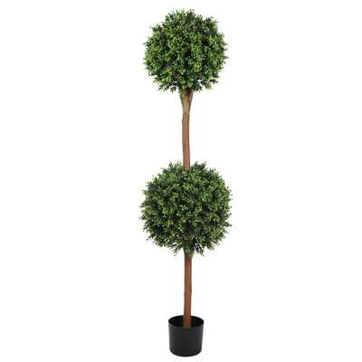 Artificial Spring Buxus Double Ball Topiary 90CM (6646806544480)