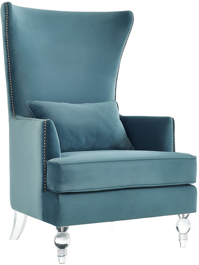 Bristol Sea Blue Tall Chair - Al Rugaib Furniture (4576470728800)