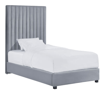 Arabelle Grey Bed Twin (4576362037344)