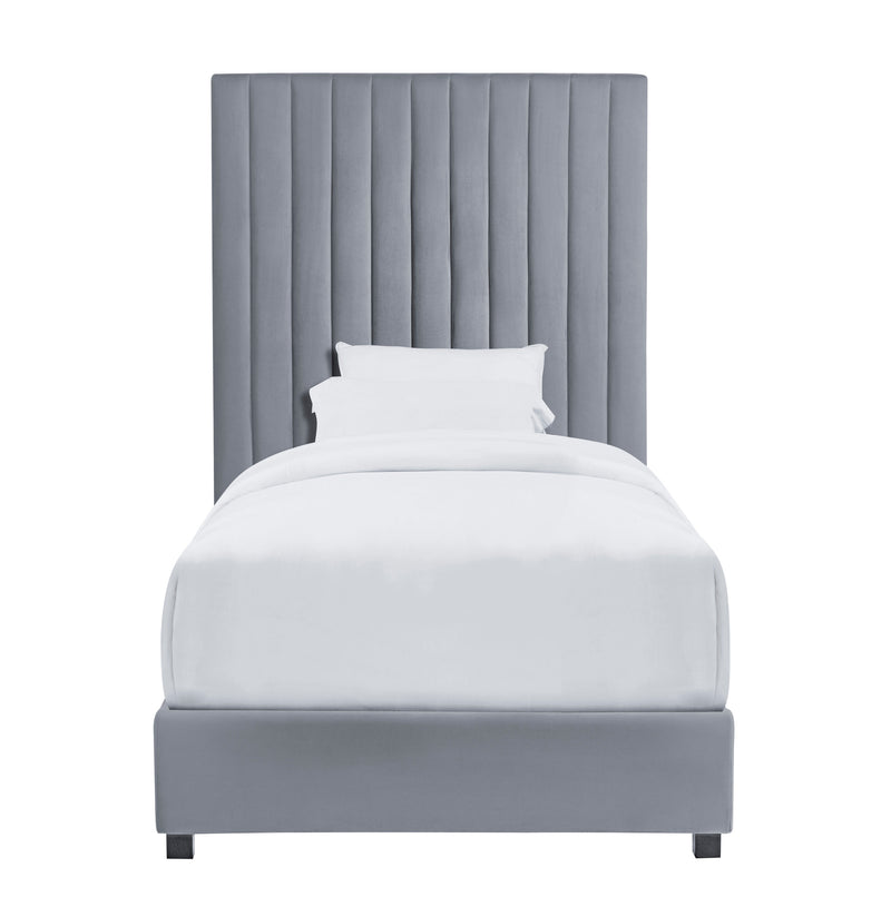 Arabelle Grey Bed Twin (4576362037344)