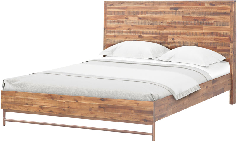 Bushwick Wooden Queen Bed - Al Rugaib Furniture (4576471384160)