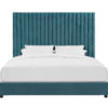 Arabelle Sea Blue Bed in King - Al Rugaib Furniture (4576362070112)