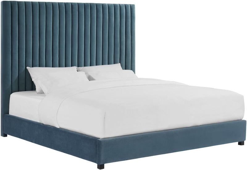 Arabelle Sea Blue Bed in King - Al Rugaib Furniture (4576362070112)