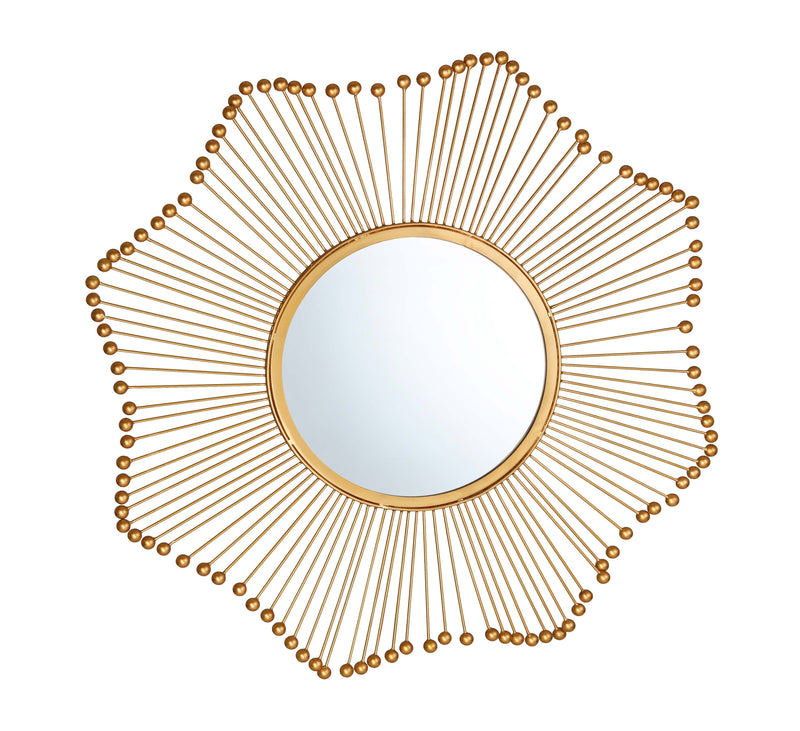 Ray Gold Mirror - Al Rugaib Furniture (4576520568928)