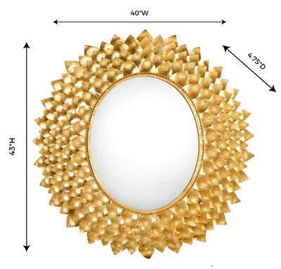 Destiny Gold Mirror - Al Rugaib Furniture (4478831951968)
