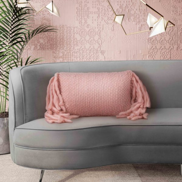 Afrino Wool Blush Pillow (6613356249184)